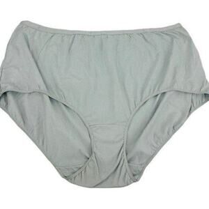 Woman Within Comfort Choice Grey Brief Cotton Panty Womens Plus Size 13